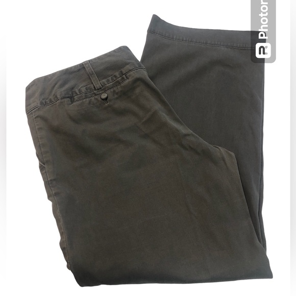 Elle Trouser Pant Low Rise Back Pockets Softy Distressed - Picture 2 of 8